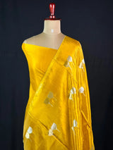 Lustre Weave Viscose Tissue Silk Saree 
