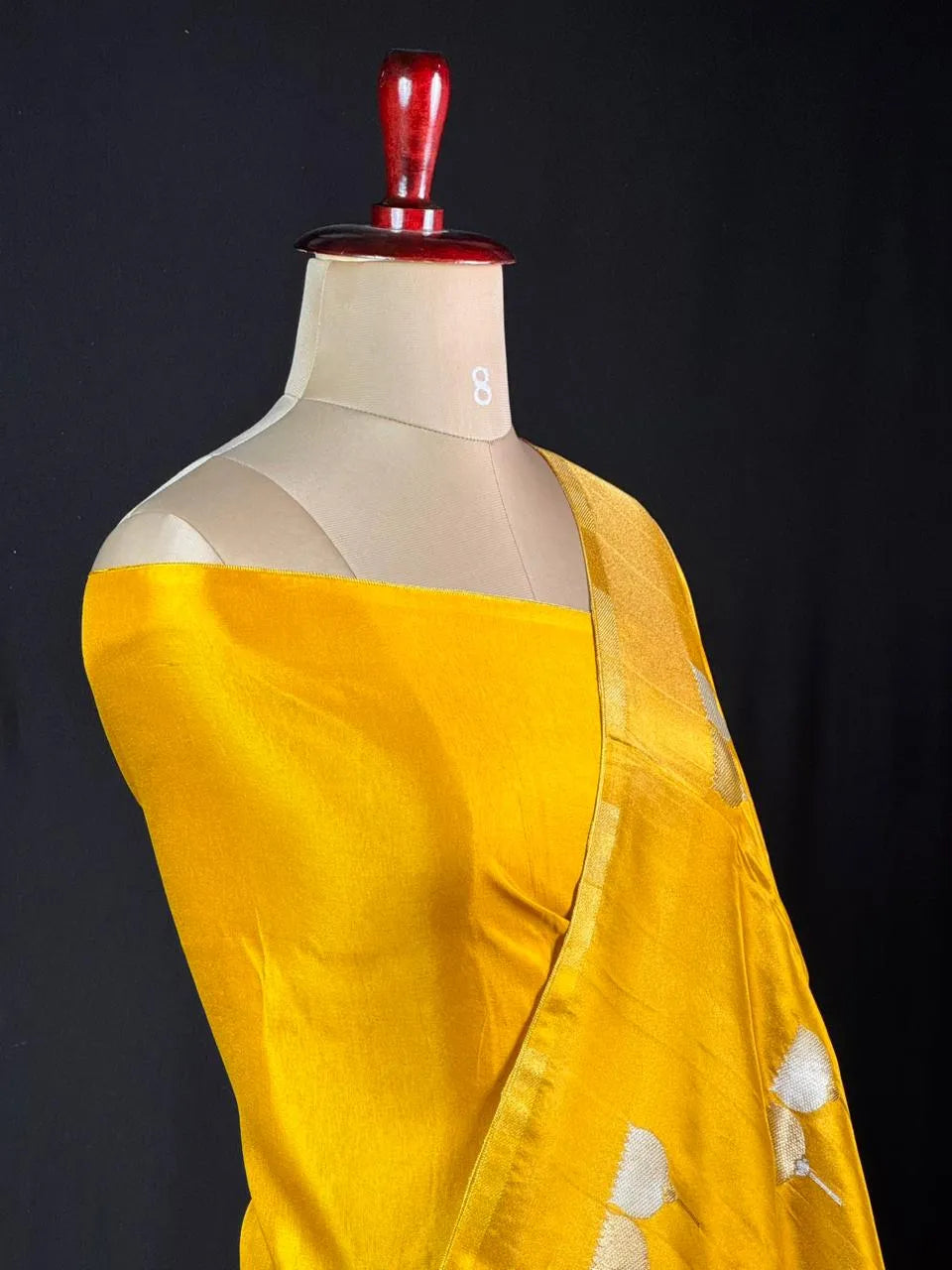 Lustre Weave Viscose Tissue Silk Saree 