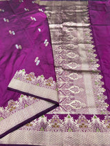 Pure Katan Silk Saree – Gul-E-Meena Elegance Collection