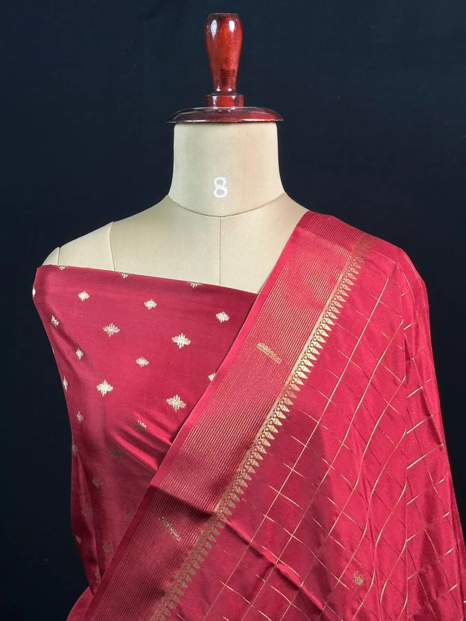 Festive Special Semi Mysuri Silk Chex Saree Collection