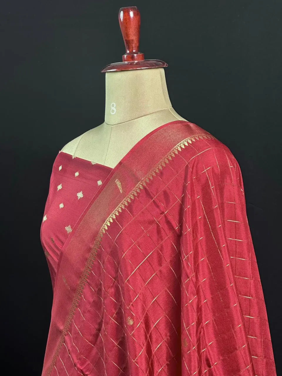 Festive Special Semi Mysuri Silk Chex Saree Collection