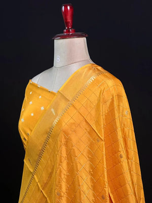 Festive Special Semi Mysuri Silk Chex Saree Collection