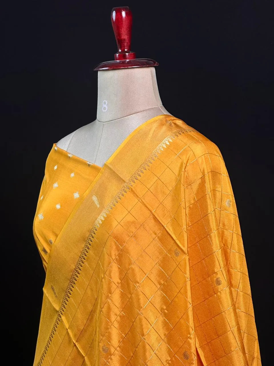 Festive Special Semi Mysuri Silk Chex Saree Collection
