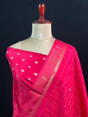 Festive Special Semi Mysuri Silk Chex Saree Collection