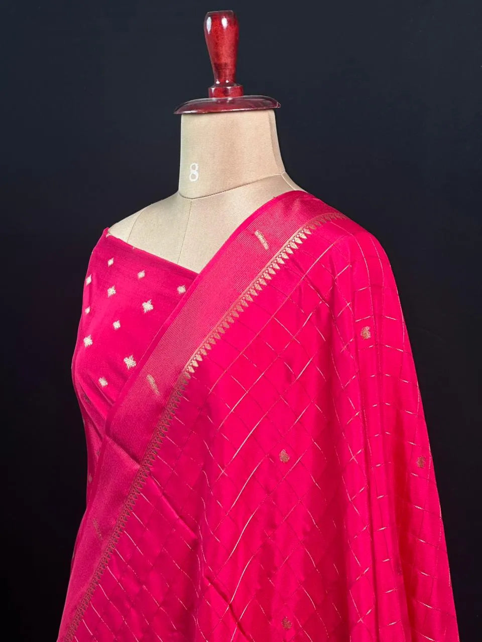 Festive Special Semi Mysuri Silk Chex Saree Collection