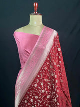 Radiant HP Pink Pure Viscose Traditional Saree