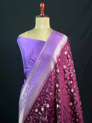 Radiant HP Pink Pure Viscose Traditional Saree