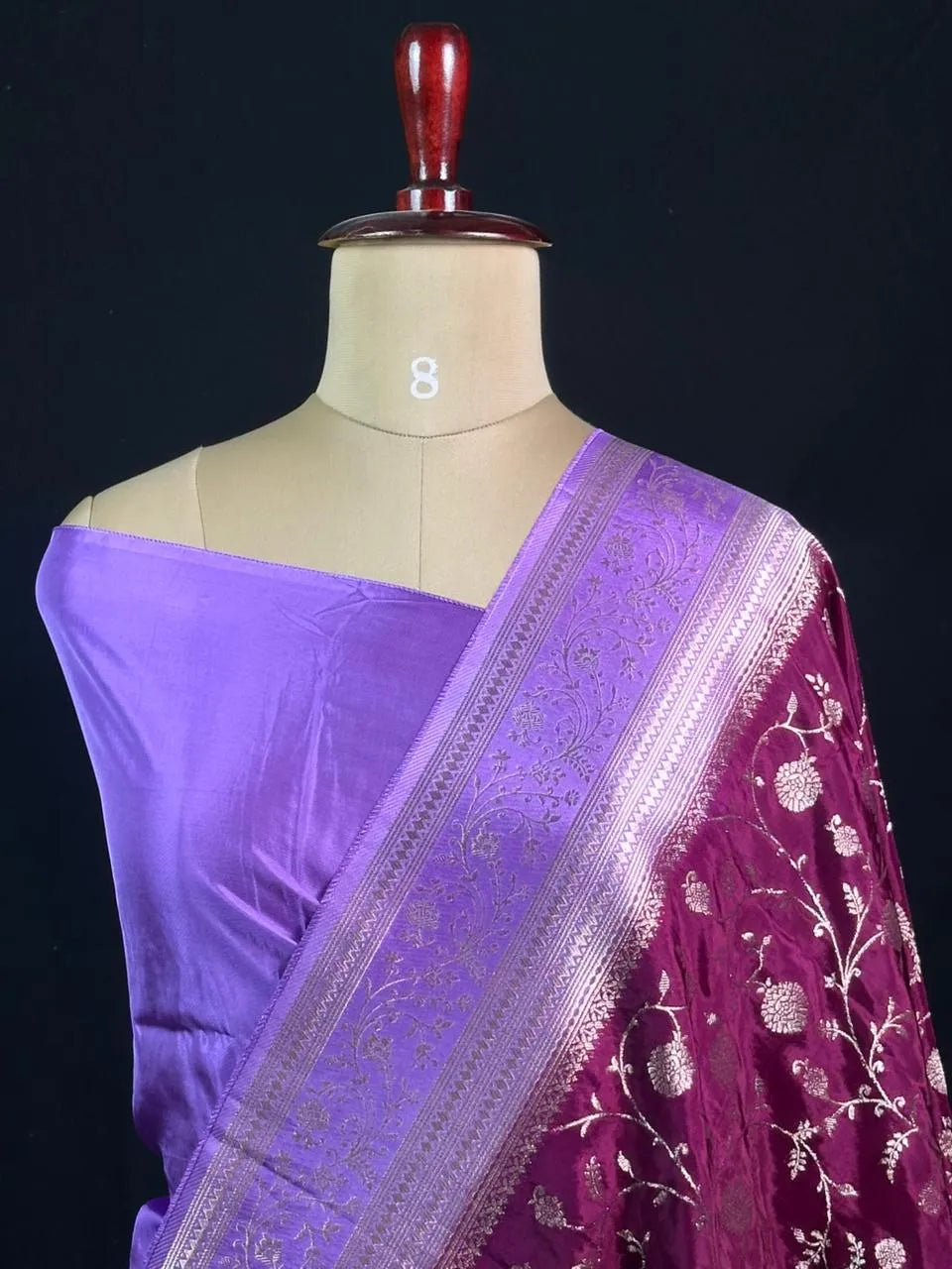 Radiant HP Pink Pure Viscose Traditional Saree