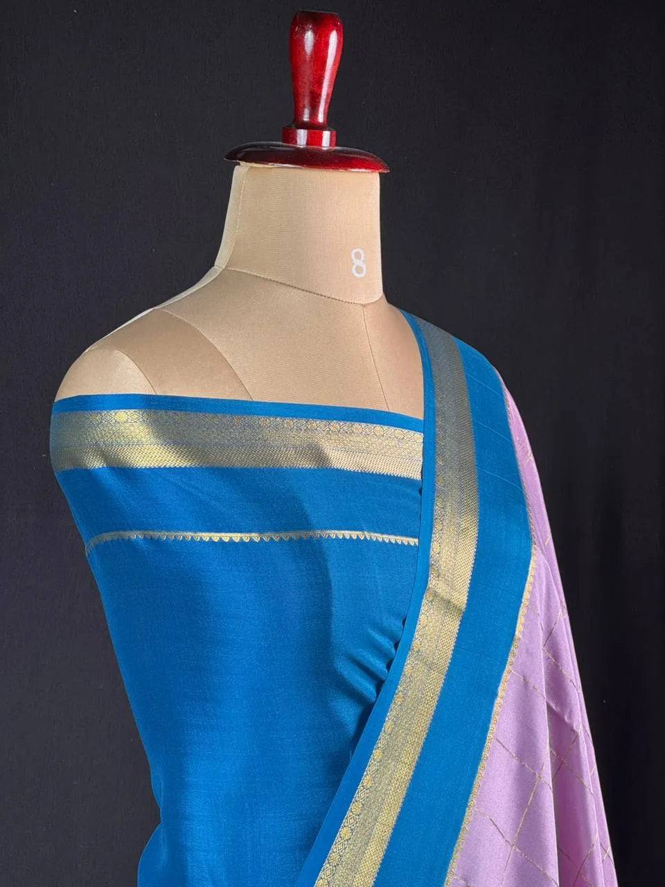 Hema Chex Mysore Silk Saree