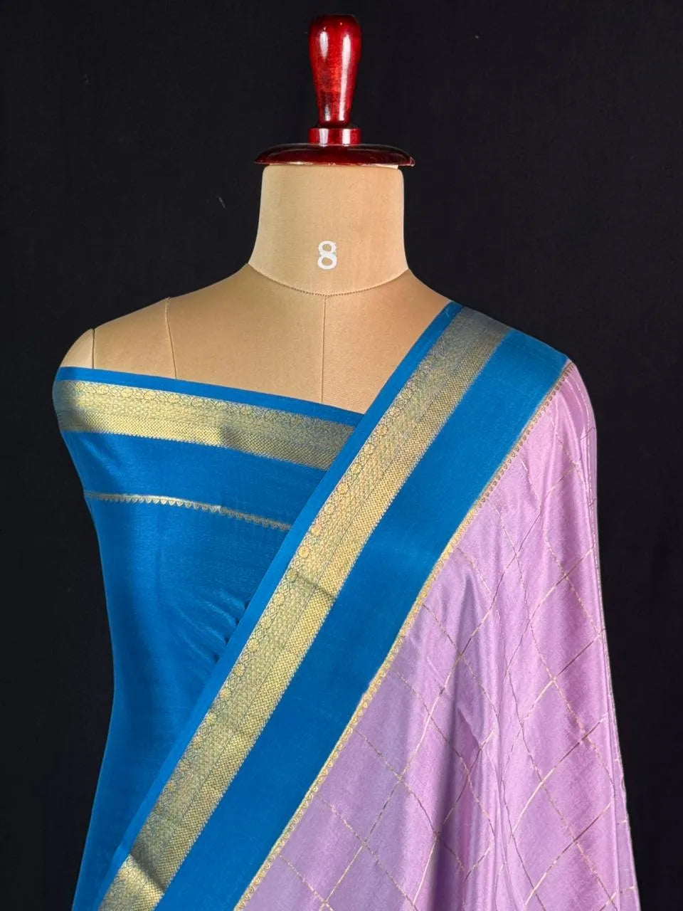 Hema Chex Mysore Silk Saree