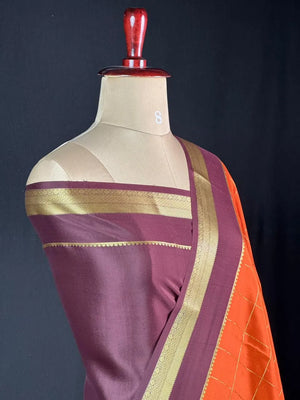 Hema Chex Mysore Silk Saree