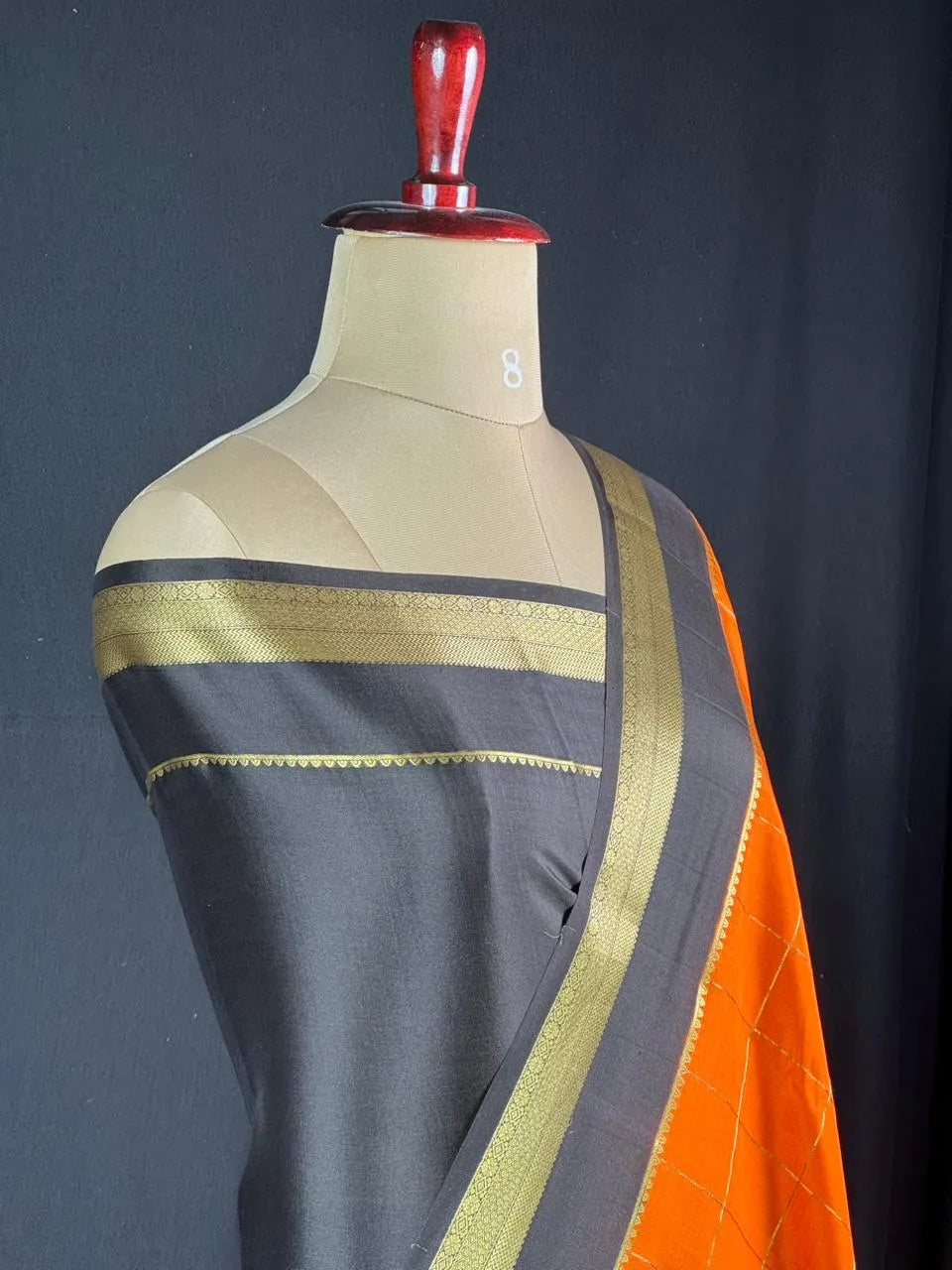Hema Chex Mysore Silk Saree