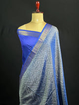 Exclusive Semi Ikaat Silk Festive Saree