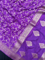 Semi Georgette Silk Saree