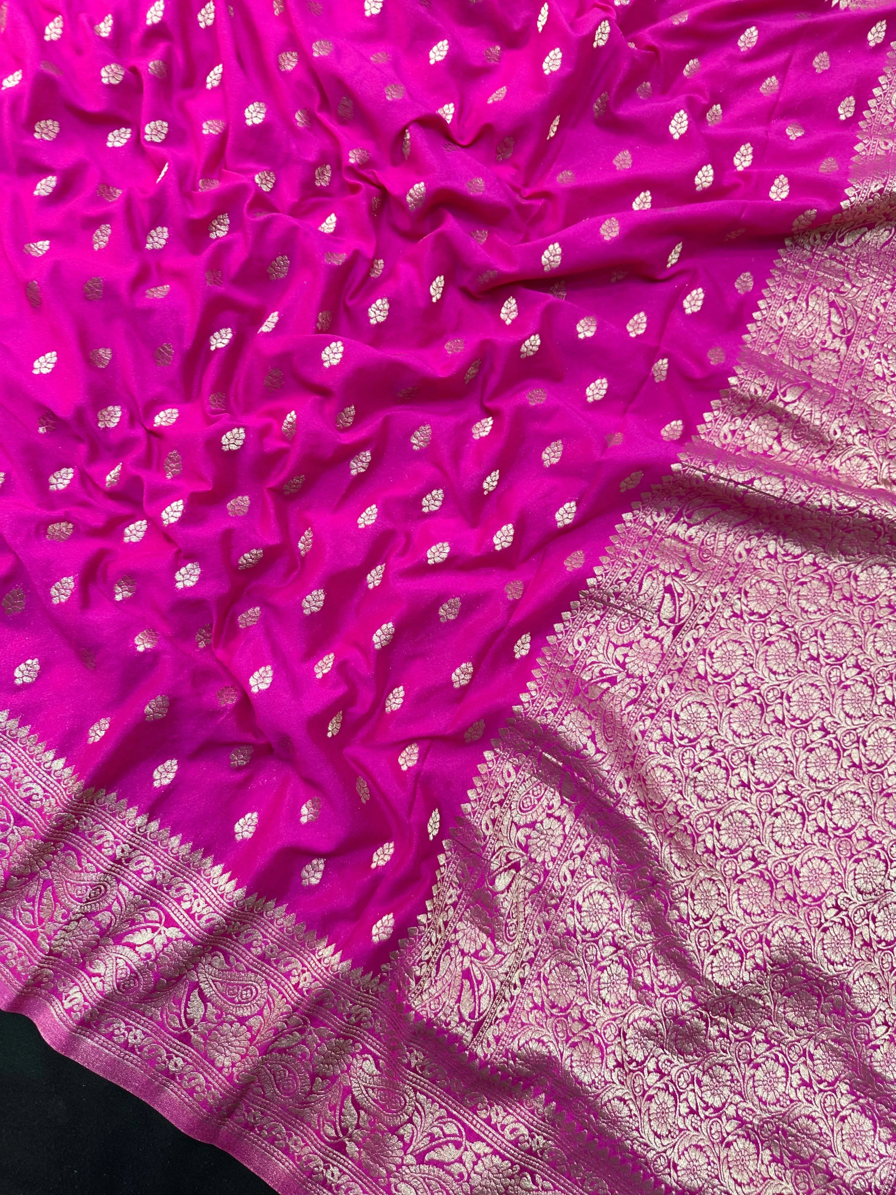 Banarasi Semi Khaddi Chiffon Saree