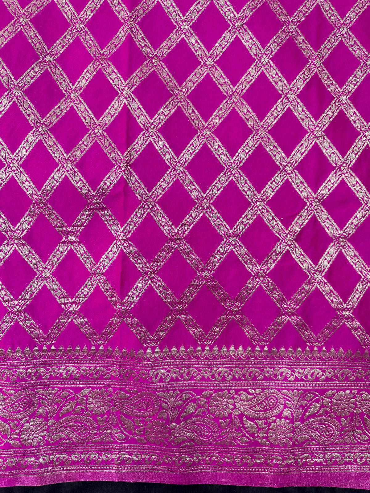 Banarasi Semi Khaddi Chiffon Saree