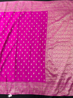 Banarasi Semi Khaddi Chiffon Saree