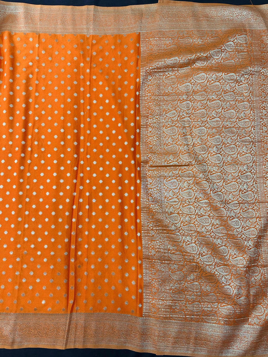 Banarasi Semi Khaddi Chiffon Saree