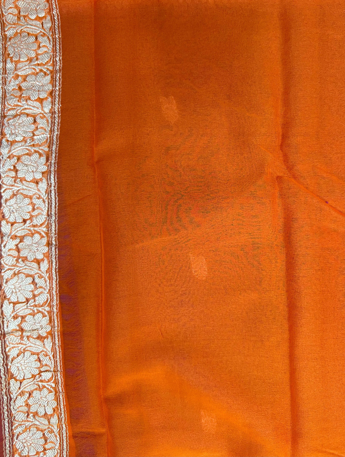 Banarasi Pure Khaddi Chiffon Saree 