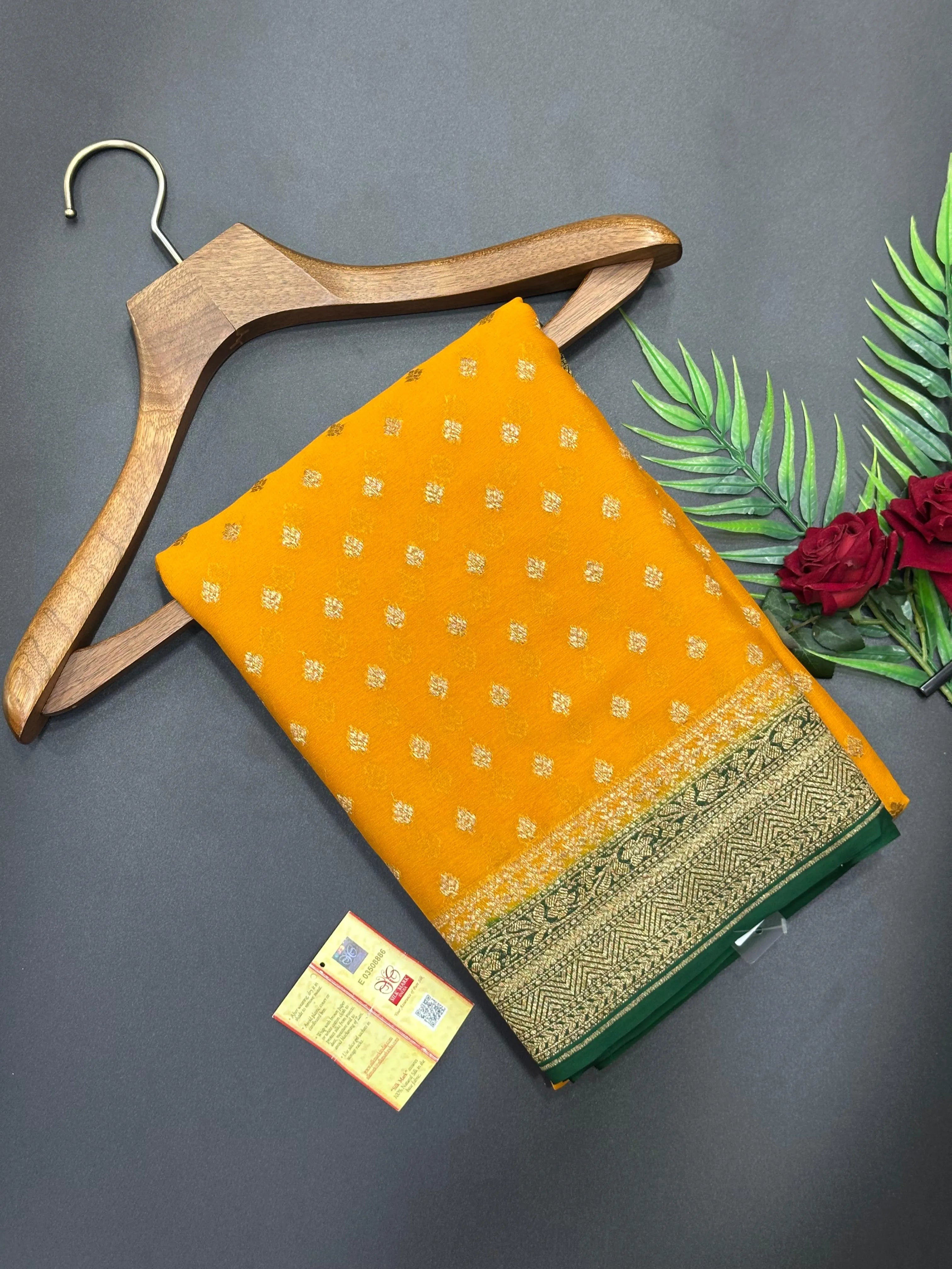 Pure Khaddi Georgette Saree