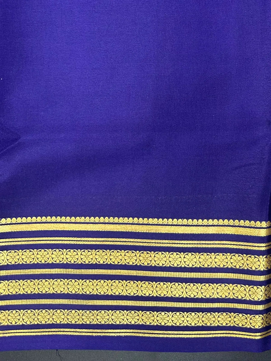 Pure Mysore Crepe Silk Saree- Mala Bentex