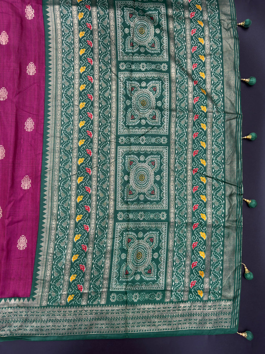 Silver Space-Semi Silk Saree