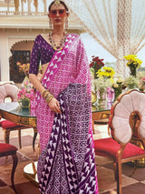 Langa Patola-Semi Silk Saree