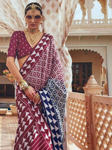 Langa Patola-Semi Silk Saree