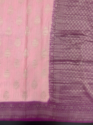 A Banarasi Cont SP With Rich Zari Weave Work