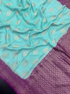 A Banarasi Cont SP With Rich Zari Weave Work