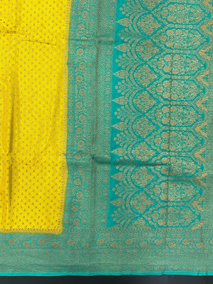Timeless 3D Banarasi Crepe Silk Saree