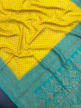Timeless 3D Banarasi Crepe Silk Saree