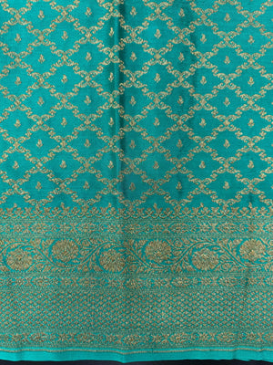 Timeless 3D Banarasi Crepe Silk Saree