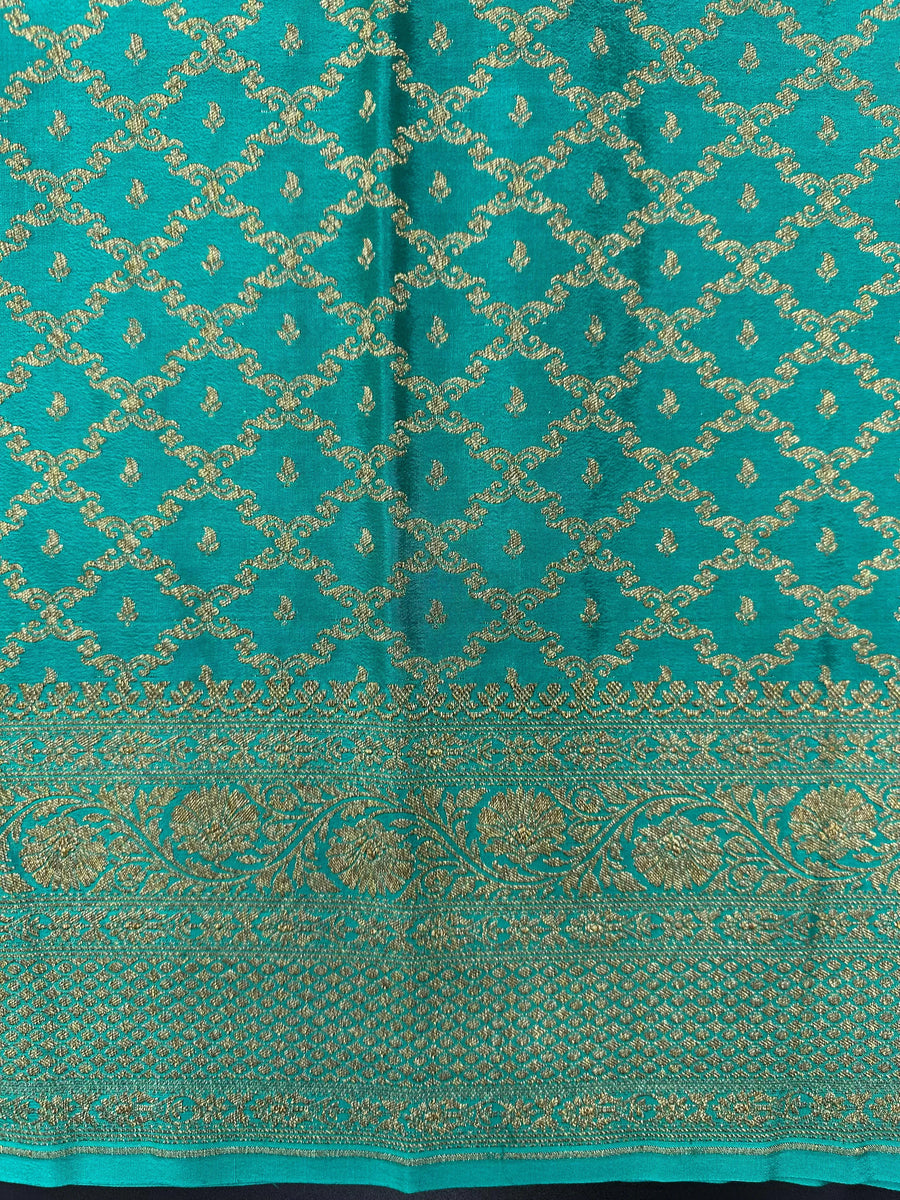 Timeless 3D Banarasi Crepe Silk Saree