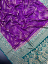 Timeless 3D Banarasi Crepe Silk Saree