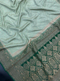 Timeless 3D Banarasi Crepe Silk Saree