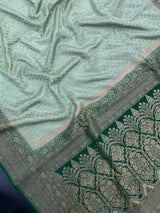 Timeless 3D Banarasi Crepe Silk Saree