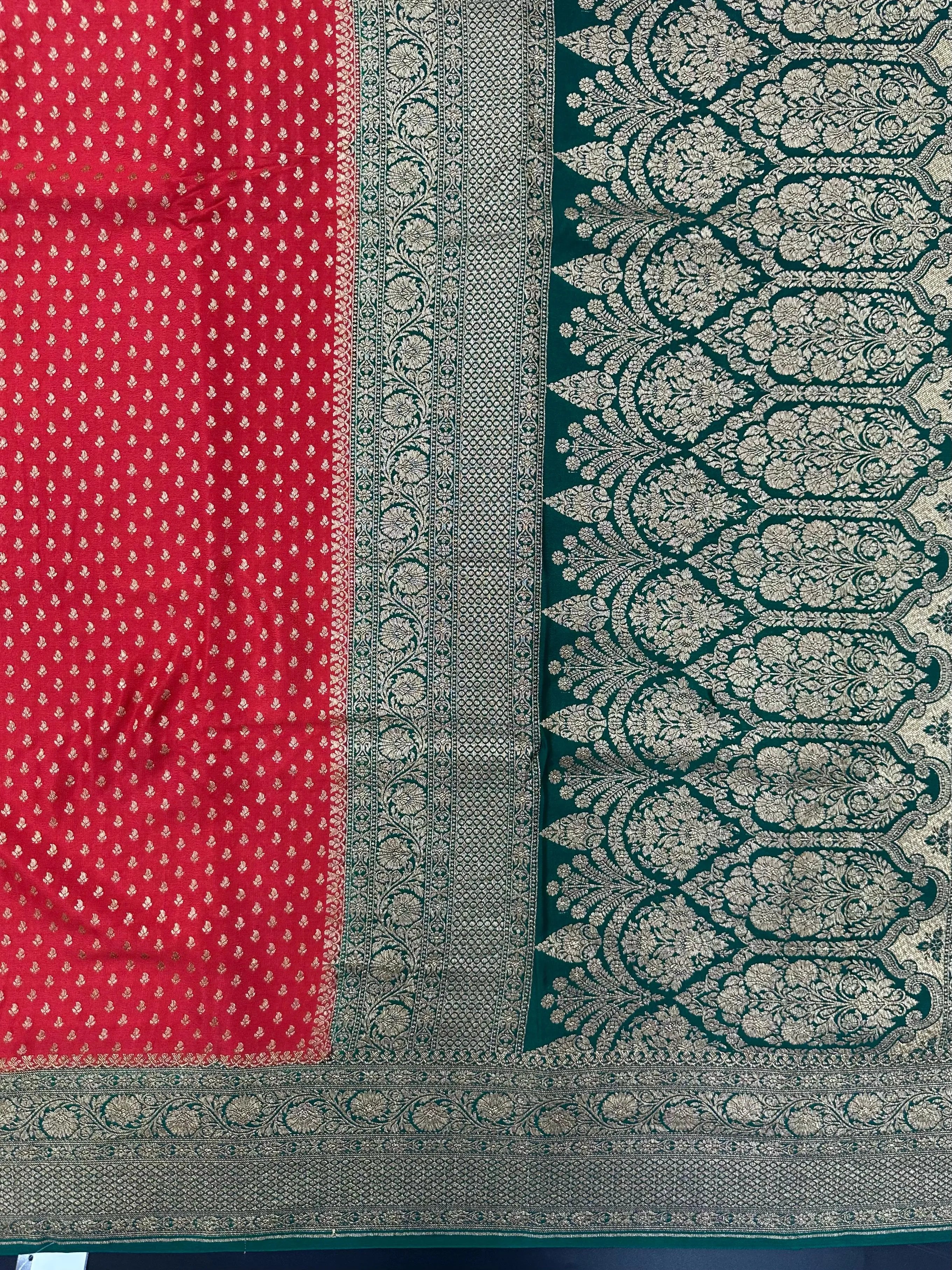 Timeless 3D Banarasi Crepe Silk Saree