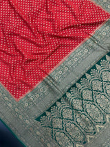 Timeless 3D Banarasi Crepe Silk Saree