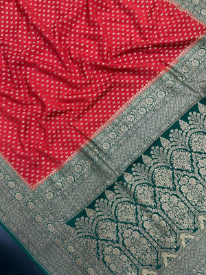 Timeless 3D Banarasi Crepe Silk Saree