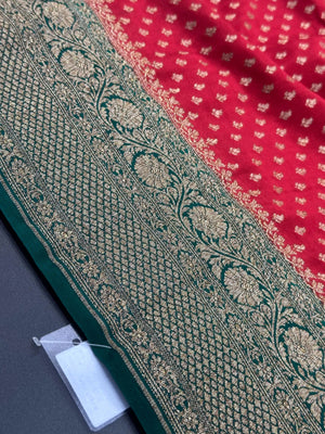 Timeless 3D Banarasi Crepe Silk Saree