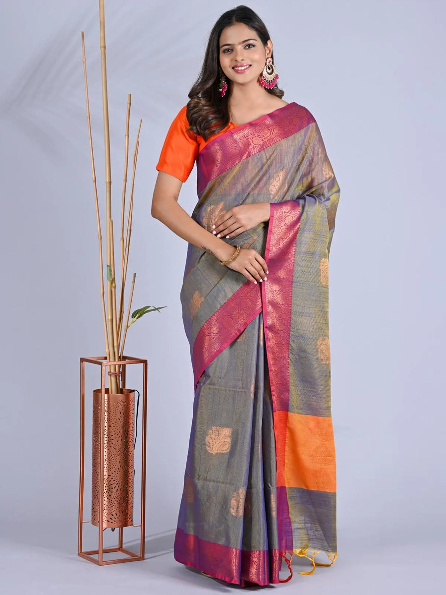 Semi Silk Sarees- Kanchi Lenin Saree
