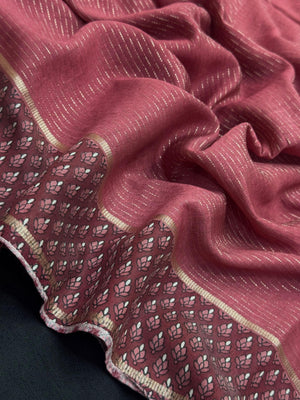 Classic Musk Silk Saree with Rich Shine and Grace (Butterfly Silk)