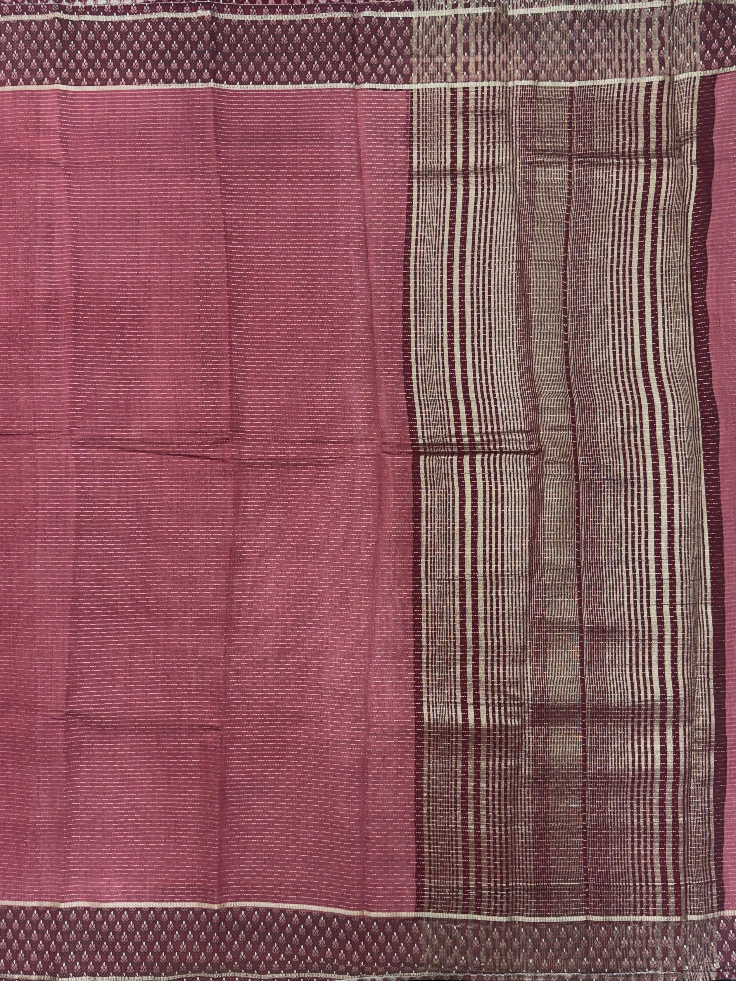 Classic Musk Silk Saree with Rich Shine and Grace (Butterfly Silk)