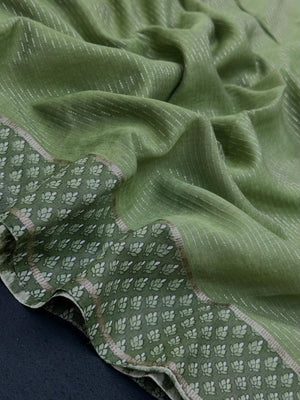 Classic Musk Silk Saree with Rich Shine and Grace (Butterfly Silk)