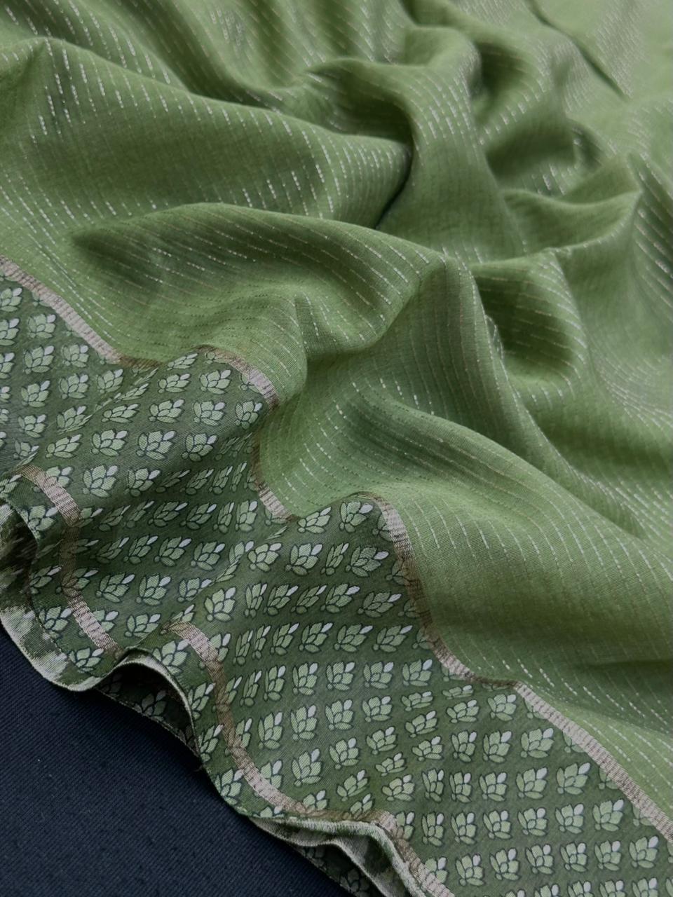 Classic Musk Silk Saree with Rich Shine and Grace (Butterfly Silk)