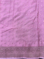 Load image into Gallery viewer, Banarasi Semi Chiffon Saree In Pista With Baby Pink