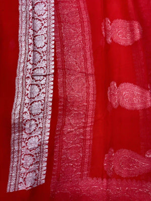 Banarasi Pure Khaddi Chiffon Saree