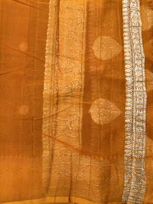 Banarasi Pure Khaddi Chiffon Saree