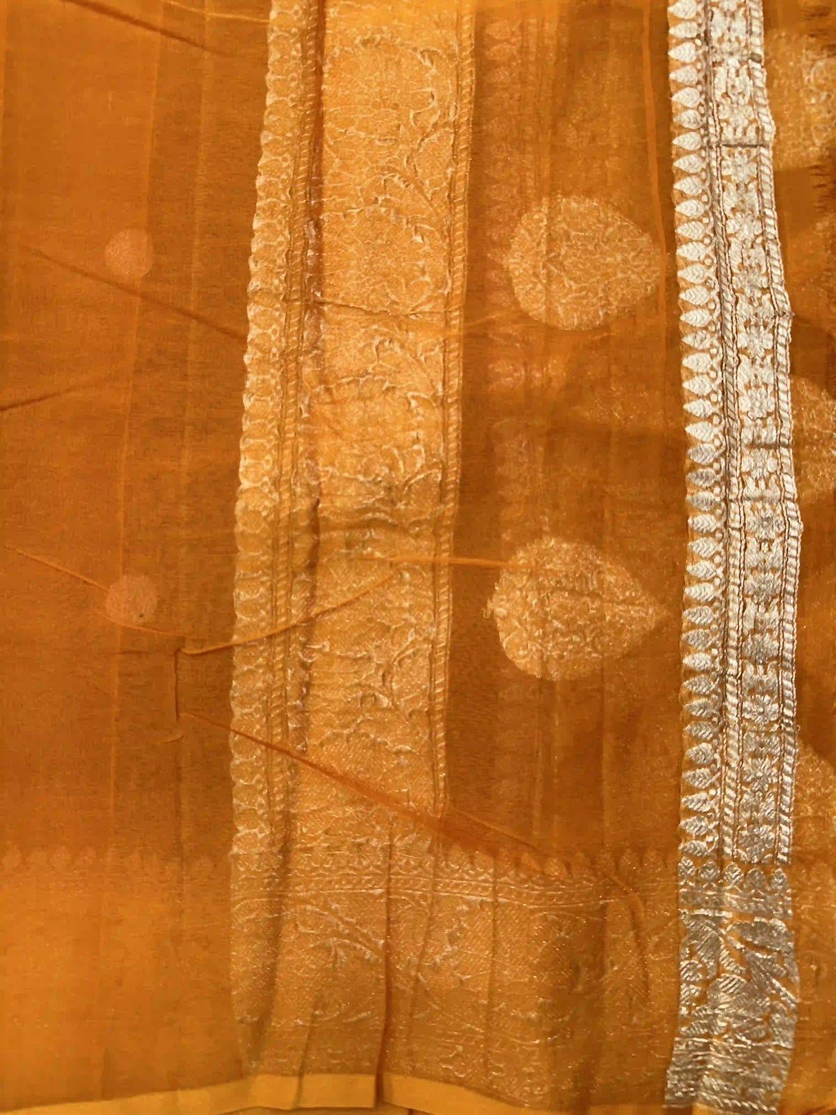 Banarasi Pure Khaddi Chiffon Saree